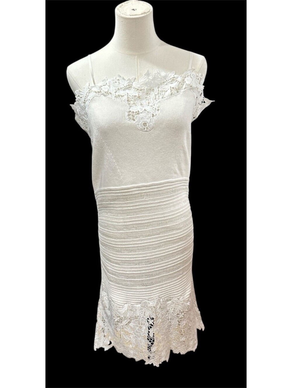 Thakoon Collective Women’s Dress Medium White Off The Shoulder